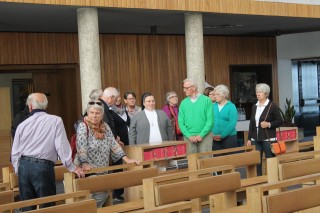 Sr.Veronika führte die Besucher auch in die Drei-Faltigkeitskirche im Kloster